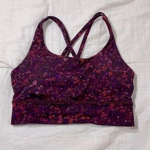 lululemon athletica Purple Patterned Sports Bra